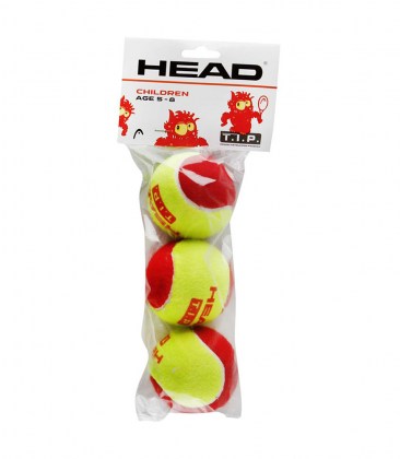 HEAD T.I.P. red – Blister da 3 palle