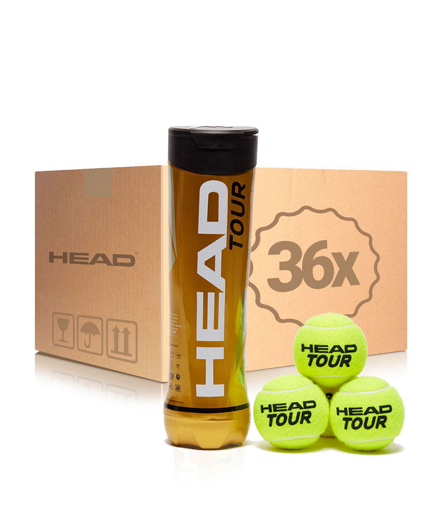 2019 nuovo tubo HEAD TOUR tubo ORO Ex ATP Cartone 18 tubi palle da tennis  mod 